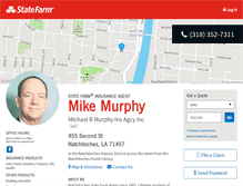 Tablet Screenshot of mikemurphyagent.com